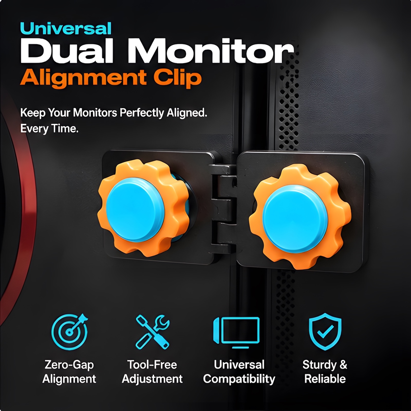 Screen Alignment Tool - 범용 듀얼 모니터 정렬 클립 도구가