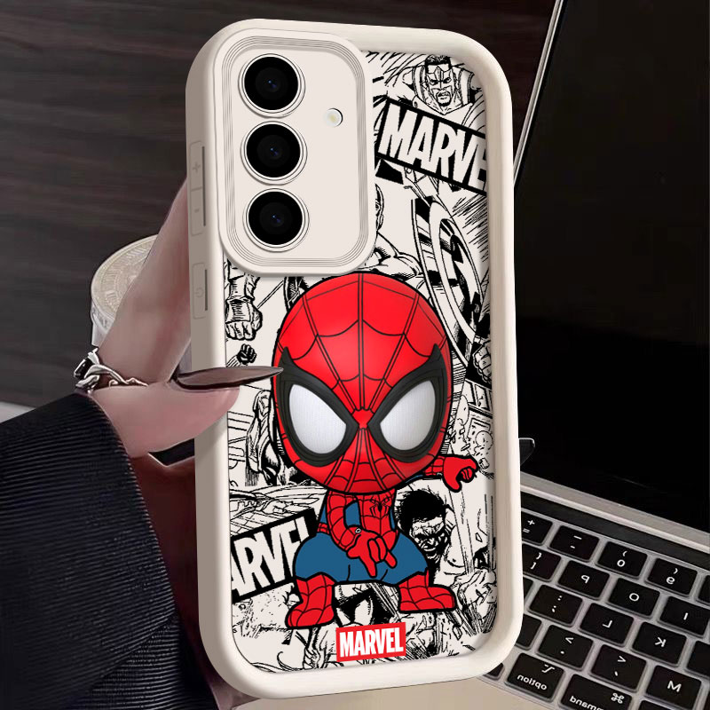 Samsung Galaxy S24 - 마블 스파이더맨 귀여운 펀다스 삼성 갤럭시
