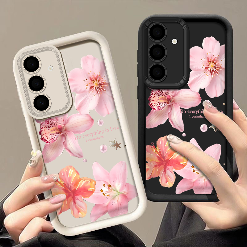 핑크 꽃무늬 폰 케이스 삼성 갤럭시 A57 A37 A1 - Samsung Galaxy A55 리뷰 및 가격
