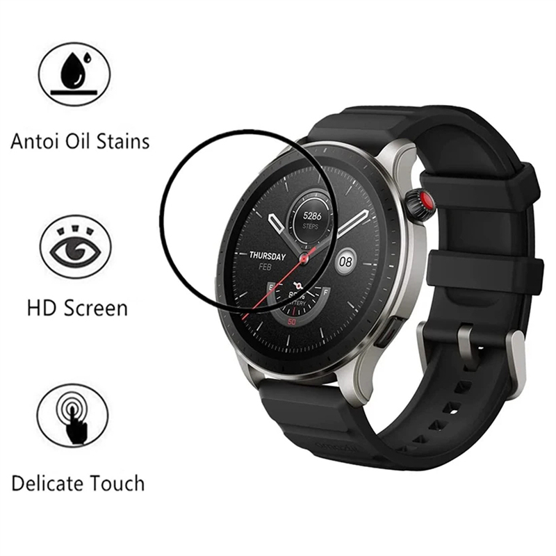HD 커브드 스크래치 방지 필름, Amazfit GTR - Smartwatch Screen Film 리뷰 및 가격